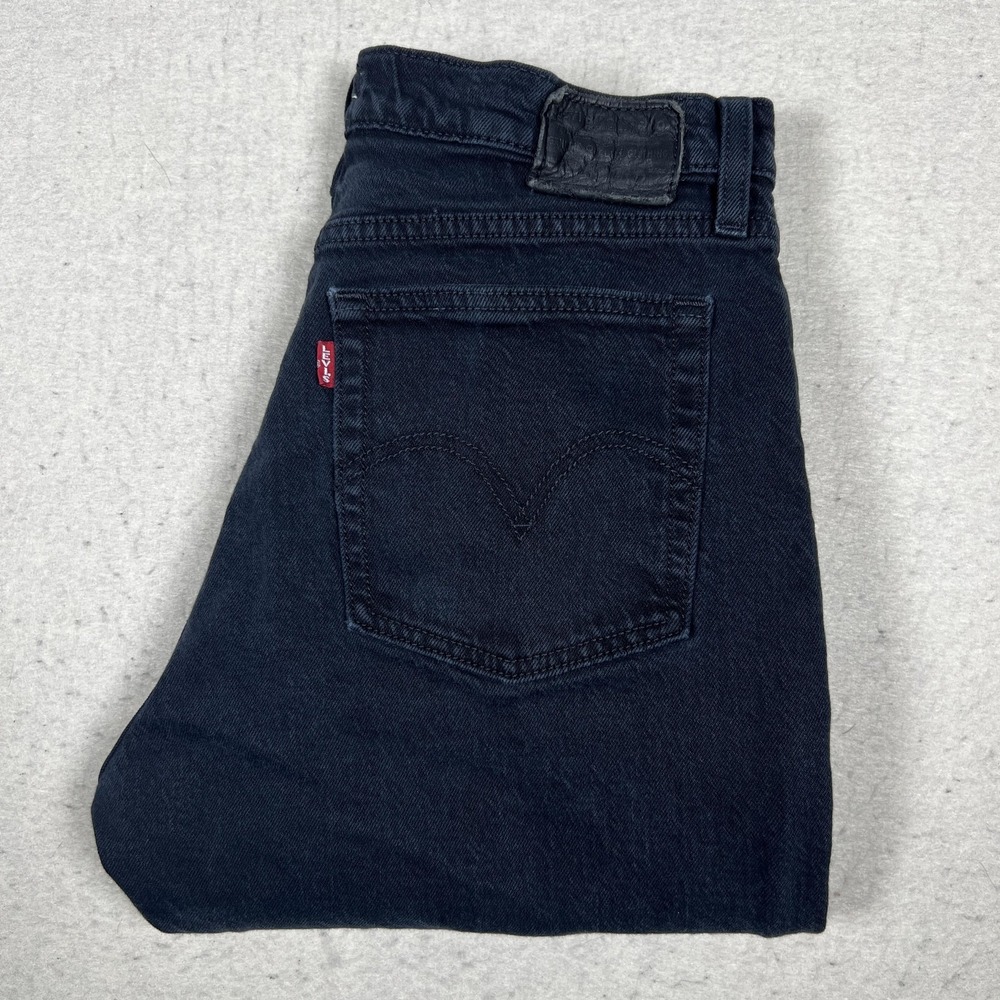 Levi's High Rise Black Denim Jeans